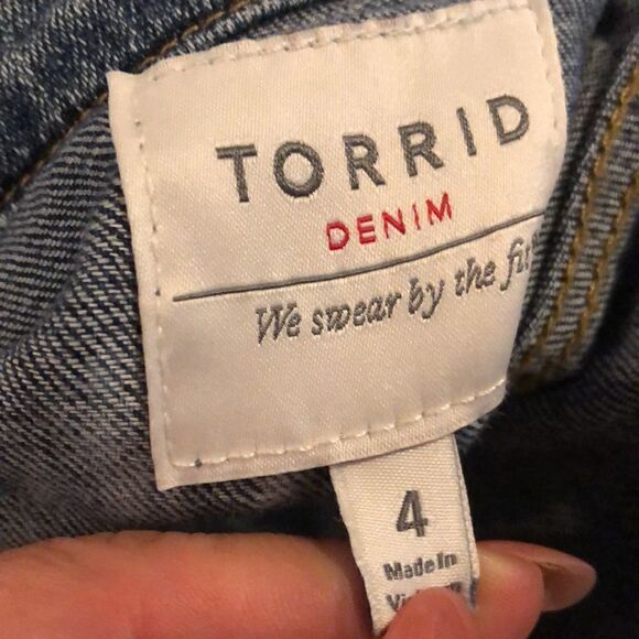Torrid denim, jean jacket - Picture 4 of 6